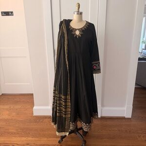 Maria B Pishwas Style Cotton 3 Piece Suit